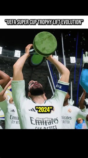 UEFA Super Cup Trophy Lift Evolution Part-2 🏆