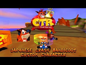CTR Crash Team Racing: Japanese Crash Bandicoot Custom Character Mod