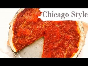 Authentic Chicago Style Deep Dish Pizza