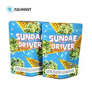 [Hot Item] Smell Proof Ziplock Bolsas Packaging 3.5 Resealable 1 Gram 4G Custom Printed Candy 3.5g Mylar Bags