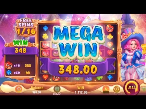 Sweet magic slot game free bonus game big win