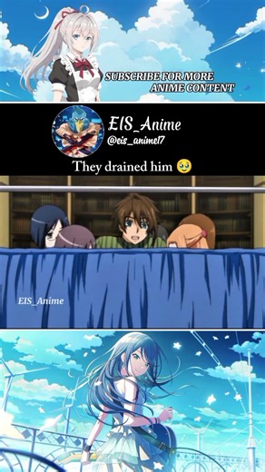 They drained him 🥹