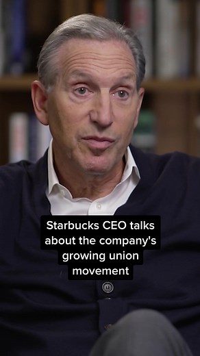 #Starbucks CEO Howard Schultz sits down with CNN's Poppy Harlow to discuss the unionization movement. #cnn #news