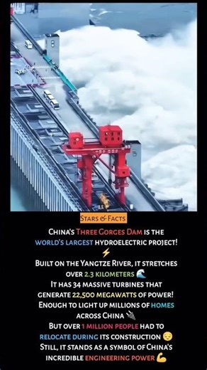 The Three Gorges Dam 🇨🇳 | World’s Largest Hydroelectric Project | China Mega Engineering Facts