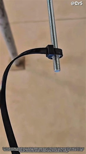 💡Tighten Bolts Using Plastic Cable Ties⚡️ #skills #works #unique #building