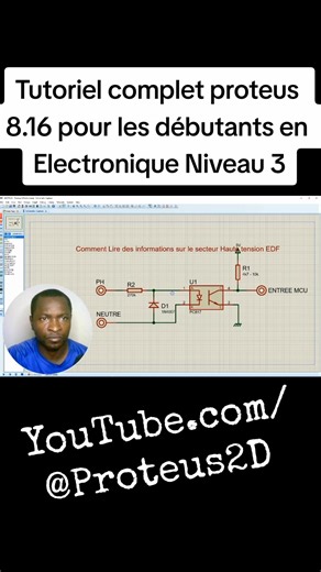 Tutoriel complet proteus 8.16 pour les débutants en Electronique Niveau 3 #TutorielAutoCAD #proteus #Tutoriel