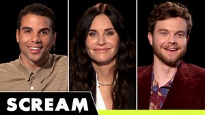 I scream! You scream! We all scream for the new “Scream!” To celebrate our return to Woodsboro, we had the cast of the newest installment our favorite horror franchise, we had the cast (Neve Campbell, Courteney Cox, David Arquette, Mason Gooding, Jazmin Savoy Brown, Jack Quaid, Melissa Barrera, Mikey Madison, Sonia Ben Ammar, Dylan Minnette, and Marley Shelton) take a quiz to determine if THEY would survive a “Scream” movie? So, who’s the final girl? Who didn’t make it? Who’s going to “fold Ghos