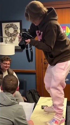 "Cinematic Shots for a School Project" 😂📸 #funny #prank