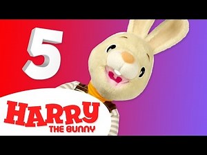 Learn Numbers for Kids - Number 5 | Counting Videos for Kids | Learn to count 123 | Harry the Bunny