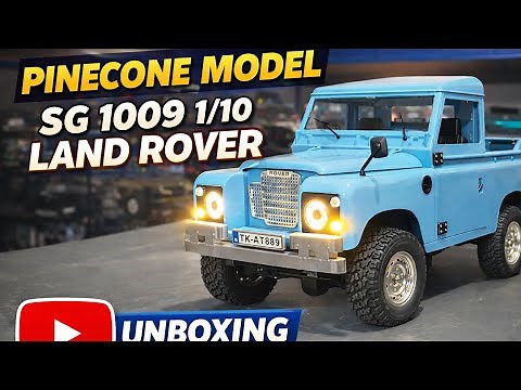 PINECONE SG 1009 SG 1010 1/10 RC LAND ROVER unboxing