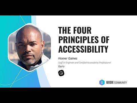 The Four Principles of Accessibility
