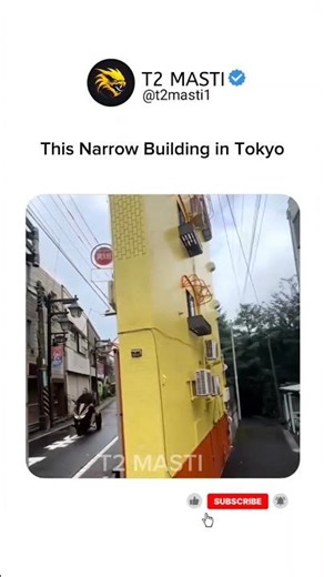 How Does This Building Even Exist?! Tokyo’s Narrowest Structure 😱