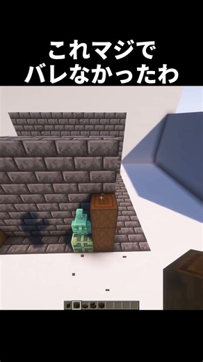 [Minecraft] Completely undetectable... #shorts #Minecraft