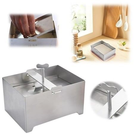 Tofu Presses Tofu Stainless Tofu Presses Adjustable Paneer Maker With Drain Hole And Drip Tray 16*12*9Cm Cheese For Making 1Kg Tofu Cheese,1X Mold Clearance - Walmart.ca