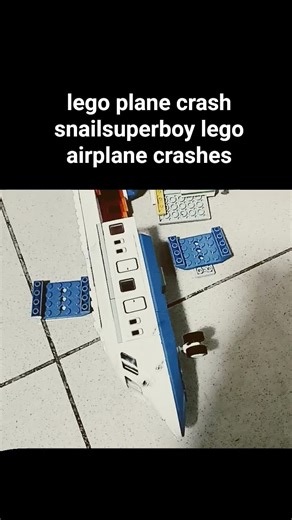 lego airplane crashes survival supersnailboy lego airplane crash plane