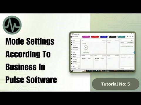 5 Mode Settings According To Business In Pulse