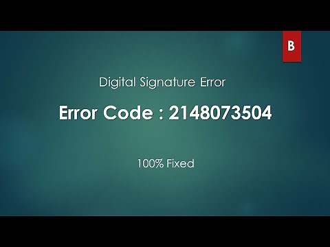 Error code: 2148073504