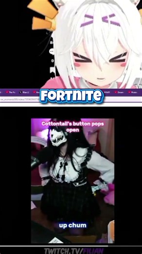 Button Popped 😱😯 #filian #vtuber #twitch #vtuberclips #funny