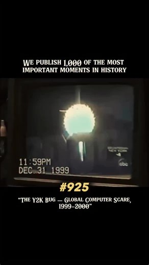 History Bites on Instagram: "As the world approached the year 2000, a wave of uncertainty swept across governments, corporations, and households. The so-called Y2K Bug — or Millennium Bug — stemmed from a simple but dangerous flaw in older computer systems: years were stored using only two digits. When the clock struck midnight and “99” turned to “00,” many feared that computers would interpret the new year not as 2000, but as 1900. This potential rollback threatened everything from banking syst