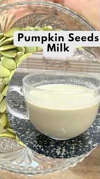 Pumpkin Seed Milk Recipe | Healthy, Dairy-Free & Nutrient Rich Drink 🥛#healthydrink#nutrientpacked