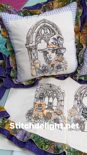 Visit us at Stitchdelight.net and make this Halloween 2025 memorable ! Bat design coming Monday ! | Daleen Lubbe