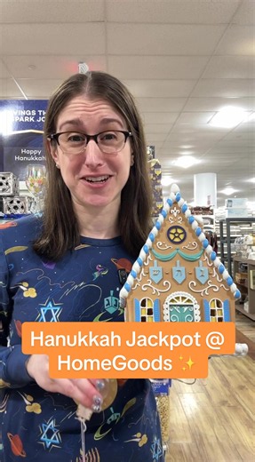 Hanukkah jackpot at @HomeGoods 🕎🛒m . Love seeing a store get Hanukkah right ✔️ #hanukkah #homegoods #homegoodshaul