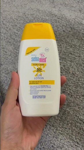 Sebamed Baby Sun Care – Gentle Sun Protection for Sensitive Baby Skin #shorts