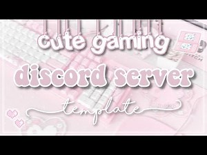 ｡˚⋆🩰﹕ cute aesthetic gaming content creator FREE discord server template 、ely. °｡˚✿