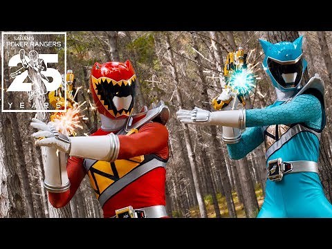 Dino Charge Rangers Working Together! | Power Rangers