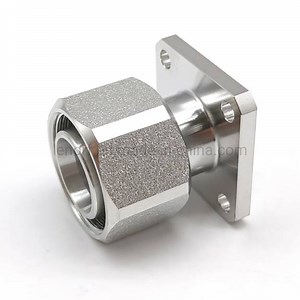 [Hot Item] RF Coaxial Connector 4.3-10 Male Panel Mount Solder for Rg405 Cable