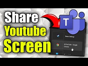 How to Play Youtube Videos & Share Screen in Microsoft TEAMS (Best Method)