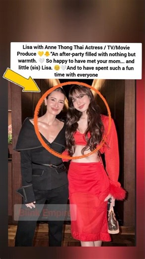 Thai Actress Anne Thong with Lisa 😱😱😱#lisa #annethong