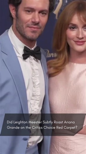At the 31st Annual Critics Choice Awards in Santa Monica on January 4, 2026, a brief red-carpet interaction between Leighton Meester and Ariana Grande has unexpectedly become one of the most talked-about viral moments from the evening.The clip in question begins with Ariana Grande, nominated for Best Supporting Actress for her role as Glinda in Wicked: For Good, walking the press line. As she spots Meester and her husband, actor Adam Brody, Grande visibly brightens. According to eyewitness video