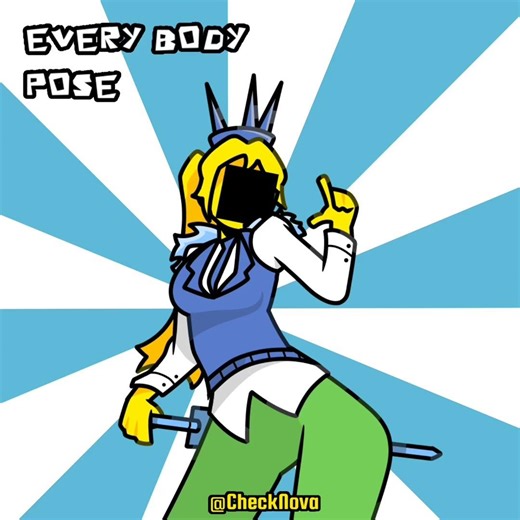 Everybody pose meme [Itrapped] #roblox #forsaken #itrapped #memeanimation