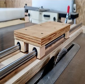 164K views · 743 reactions | Sliding fence smooth movement & easy replacement of jigs for the table saw | Woodworking Tools | Facebook