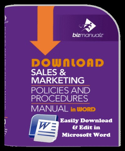 Sales Marketing Policies and Procedures Manual Template Word