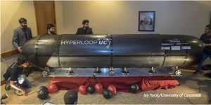 Hyperloop Pod Hovers for the First Time