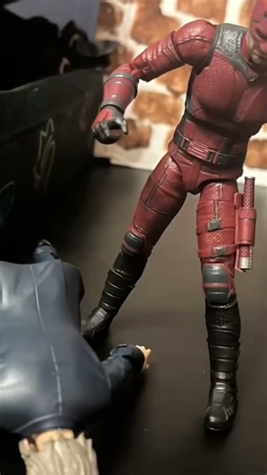 King pin vs daredevil stop motion #deadpool #animationstyle #actionfigures #animationtechnique