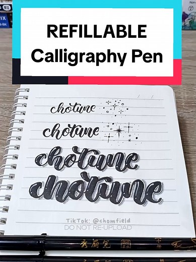 ⋆𐙚₊˚⊹♡ refillable calligraphy pens from @Miracle Works Shop 💖 #refillablepen #refillable #calligraphypen #brushpen #calligraphybrushpen #refillablebrushpen #calligraphy #calligraphyforbeginners #fyp #mwbrushpen #miracleworkshop #markerrecommendation #penrecommendation #calligraphytok #studytok #studentmusthaves #calligraphywriting #chomfield 923m558p