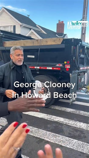 George Clooney At Beach For Filming #GeorgeClooney