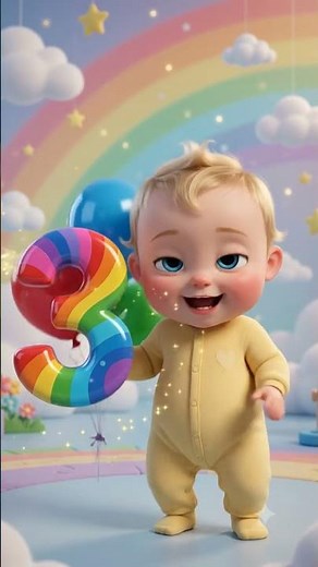 🔢 Learn Number 3 | Three 🌈 #cartoonlearning #kidseducation #kidslearning
