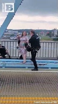 "We Don't F*** Around": Anti-ICE Protest Turns into Bridge Brawl