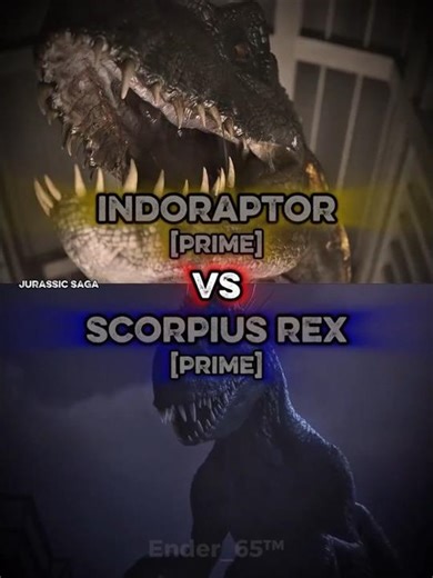 Indoraptor vs Scorpius Rex #vsedit #jurassicworld #jurassicworldcampcretaceous