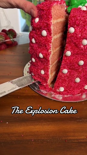 As a non-baker… I didn’t think I could make a pretty cake, but I somehow made this explosion cake from @Flour Shop Big thanks to @amirahkassem for sending this over AND inventing the coolest cake around! It’s from their @Strawberry Shortcake birthday collab, but you can also go on their site to find other explosion cake kits and ones that have you bake. Or just order one for delivery. She also has a line at at William Sonoma. #ainttooproudtosweet #feedfeed #food52 #explosioncake #flourshop