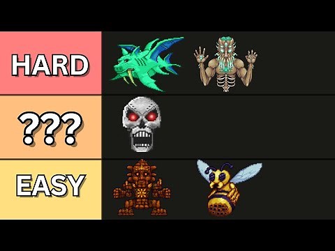 EVERY Terraria Boss Ranked Based on Difficulty