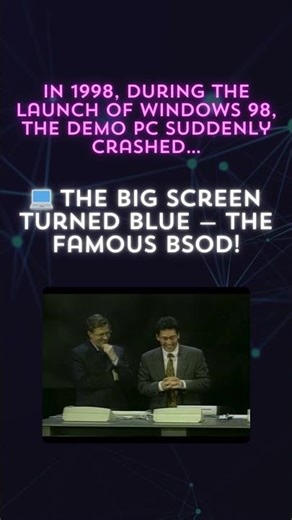 ⚡ The Day Windows Crashed on Stage! 💻💀