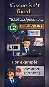 L1 L2 L3 SAP Support Roles Explained in 60 Seconds #sapsd #sapconsultant #saptraining