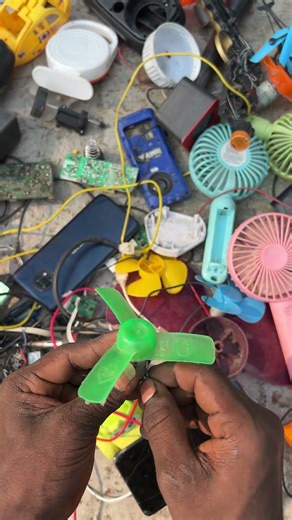 Breaking and opening toys motor fan and more electric items