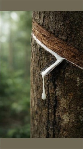 Natural Rubber Comes From This Tree #heveabrasiliensis #naturefacts #wildlife