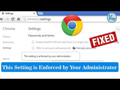 ✅ How To Fix This Setting is Enforced by Administrator on Google Chrome